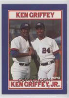 1989 rookies superstars final series #nno ken griffey jr. Ken Griffey Sr Baseball Cards