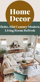 See more ideas about apartment decor, room inspiration, home decor. Mid Century Boho Living Room Decor Refresh The Beauty Revival