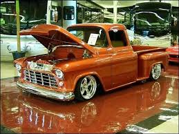 Image result for Gold Comet Orange 1955 Truck
