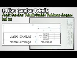 See full list on alihamdan.id Cara Membuat E Tiket Gambar Teknik Di Kertas A4 Youtube