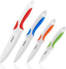100m consumers helped this year. Amazon Com Jeslon Chef Knives Set 4 Piece Multi Color Ceramic Knives 3inch Paring Knife 4inch Fruit Knife 5inch Utility Knife 6inch Chef Knife Kitchen Dining