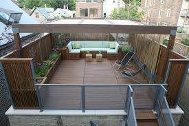 Garage Roof Decking Idea Rooftop Patio Garage Roof Rooftop Deck