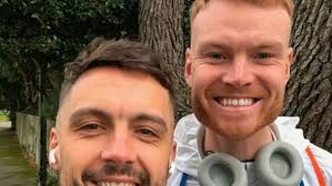 Friends enjoy brief respite from 'rain and pain' before seven marathons in  seven days