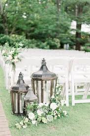 Chic Outdoor Wedding Ceremony Decoration Ideas With Vintage Lanterns Wedding Aisle Outdoor Outdoor Wedding Decorations Lantern Decor Wedding