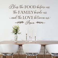 5 out of 5 stars (1,704) $ 13.00. Home Decoration Bless The Food Wall Decals In Front Of Us Restaurant Wall Art Blessing Wall Food Quote Kitchen Decoration 2sj12 Wall Stickers Aliexpress