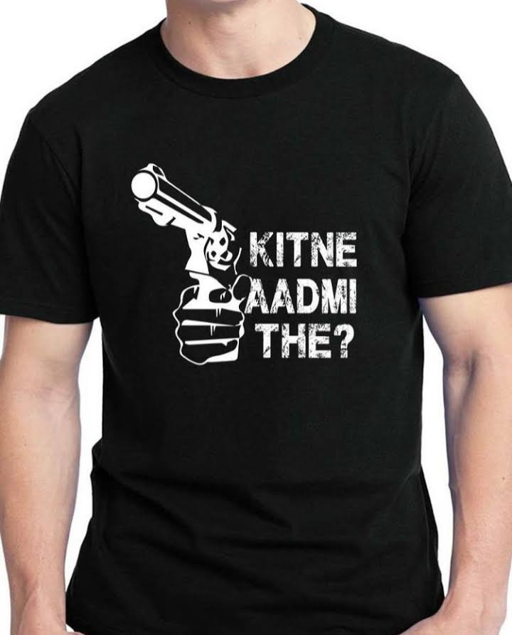 Black t-shirt product image