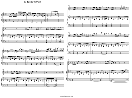 Je le sens je le sais quand t'as mal à l'autre bout de la terre quand tu pleures pendant des heures sur mon coeur je pourrais hurler le jurer míme si je ne vois rien d'o¨' je suis je sens ton chagrin quand je me vois sans tes mains sans tes bras je ne peux plus. Si Tu M Aimes Lara Fabian Noty