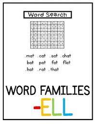 This Resource Includes No Prep Worksheets For This Word Family What S Included Word Search Page Read It Stamp It Word Families Rhyming Words Rainbow Words