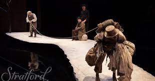 Waiting For Godot On The Stage Scene Design Theatre Scenic Design
