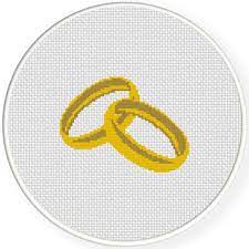 Wedding Ring Cross Stitch Pattern Wedding Cross Stitch Patterns Cross Stitch Patterns Cross Stitch
