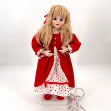 Vintage Telco Motionettes of Christmas 1989 Blonde Girl in Nightgown &  Slippers