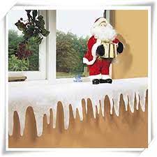 Artificial snow how to make snow buffalo water bottle felt decor felting decoration fake snow. China 100 Polyester Material Fake Snow Icicle Border For Decoration China Christmas Decoration And Fake Icicle Fringe Price