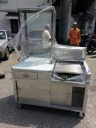 Sentiasa menambahbaik menu dan produk untuk bersaing dengan jenama lain. Stall Burger Stainless Steel Baru Stainless Steel Stall Stainless