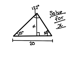 Given a number in base 2 (it shall comprise of only 0's and 1'sview the full answer. How Do You Find The Height Of A Triangle Given 3 Angles And The Base Side Image Given Mathematics Stack Exchange