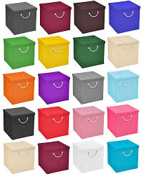 3x Aufbewahrungs Korb Weiss Faltbox 30 X 30 X 30 Cm Regalkorb Von Stick Shine Faltbar Mit Kordel Und Mit Deckel Amazon De Kuche Korb Und Kiste Faltbox Regal