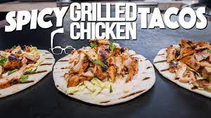 When asked what inspired the idea? Spicy Grilled Chicken Tacos Sam The Cooking Guy Youtube