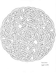 Celtic Knot 3 Celtic Coloring Mandala Coloring Pages Celtic Mandala