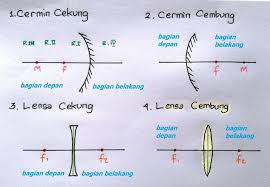 Perbedaan Cermin Cekung Dan Cermin Cembung Lensa Cekung Dan Lensa Cembung Brainly Co Id