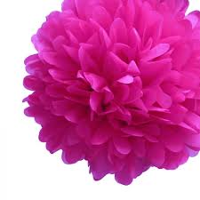 You can use one color of tissue paper or mix and match for a unique multicolored look. Quasimoon Ez Fluff 16 Fuchsia Tissue Paper Pom Poms Flowers Balls Decorations 4 Pack By Paperlanternstore Walmart Com Walmart Com