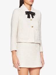 Miu Miu Tweed Cropped Jacket Farfetch Crop Jacket Tweed Jackets