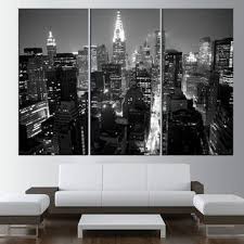 Black And White Skyline Canvas New York City Manhattan Skyline Wall Art Canvas Print Black And White Manhattan Skyline Canvas Print New York W City Wall Art New York Bedroom Mural Wall Art