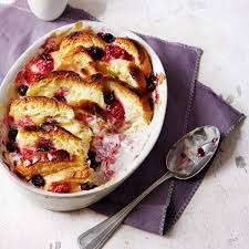 Berry And Lemon Curd Bread And Butter Pudding Recipe Delicious Magazine Recipe Bread And Butter Pudding Blueberry Recipes Summer Dessert Recipes
