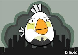 Birds On The Bat Logo Angry Alfred Angry Birds Batman Birds