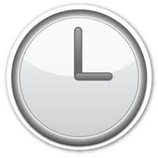 Clock Face Three O Clock Clock Face Oclock Emoji Stickers