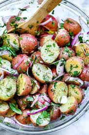For the full easy potato salad recipe with ingredient amounts and instructions, please visit our recipe page on inspired taste. No Mayo Potato Salad With Herbs Foodiecrush Com