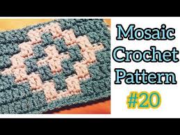 Mosaic Crochet Tutorial Pattern 20 Easy Beginner Friendly Mosaic Crochet Youtube Crochet Tapestry Crochet Tutorial Pattern Crochet Tutorial Make gifts, decor, and even a crochet sweater. mosaic crochet tutorial pattern 20