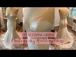 Diy Wedding Dress Making My Own Wedding Dress Part 1 Youtube Diy Wedding Dress Diy Wedding Wedding Dress Sewing Patterns