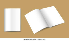 Generate your own mockup with our customizable templates! Vector Blank Magazine Layout Template Design Stock Vector Royalty Free 468835823