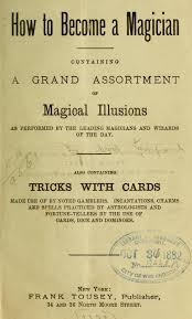 How to become a magician.