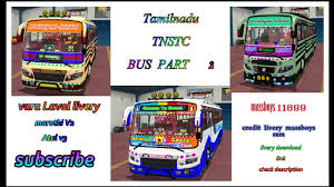 Euro truck simulator 2 compatible version : Tamilnadu Tnstc Bus Livery Part 2 Maruthi V2 Atal V3 Bus Simulator Indonesia Youtube