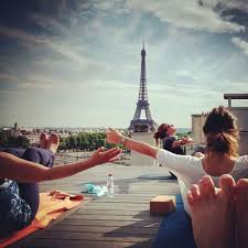 Tour Eiffel Drishti Do Yoga In Paris Tour Eiffel Tours Rooftop Terrace