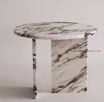 Mesa de Café de Mármore Calacatta Viola com Plinto ...
