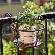 Deck hanging planters for railing. Balcony Rail Planters Hanging Railing Plant Holder Stand Flower Pot Basket For Fence Patio Deck Planter Outside And Indoor Walmart Com Walmart Com