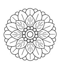 Dibujos en blanco y negro para imprimir. 50 Imagenes De Mandalas Para Colorear E Imprimir Con Dibujos Faciles De Pintar Informacion Imagenes