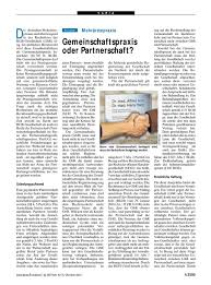 Bei der gründung jedes unternehmens spielt die entscheidung über. Mehrarztepraxis Gemeinschaftspraxis Oder Partnerschaft