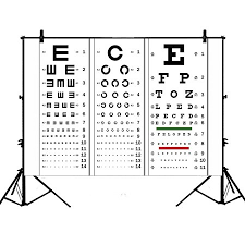 Ykcg 7x5ft Visual Chart Photography Backdrops Polyester Photography Props Studio Photo Booth Props