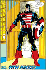 A page for describing characters: John Byrne Captain America Comic Agent Marvel Superhero Comic