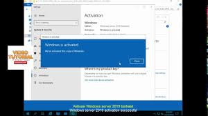 Cara Aktivasi Windows Server 2019 Standard Dengan Mudah Youtube