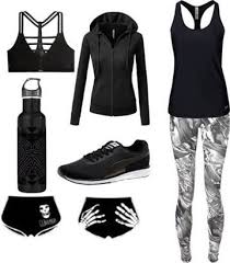 Goth Gym Gear Health Goth Fitness Fashion Workout Shirts