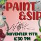 Holiday Door Hanger Paint & Sip at Noir Bistrot event in Mandeville, LA