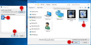 Remove text from a desktop icon. Change Recycle Bin Icon In Windows 10 Tutorials