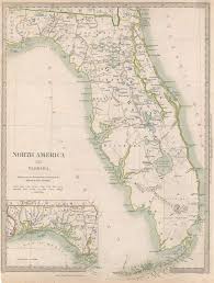 North America Xiv Florida Geographicus Rare Antique Maps