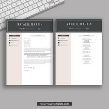 Top 5 cover letter templates. 2021 2022 Pre Formatted Resume Template With Resume Icons Fonts And Editing Guide Unlimited Digital Instant Download Resume Template Fully Compatible With Ms Office Word Natalie Resume Visualtemplate Com