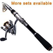 Plusinno Fishing Rod Reel Combos Carbon Fiber Telescopic Fishing Pole With Spinning Reel Line Lures A Telescopic Fishing Rod Fishing Rods And Reels Fishing Rod