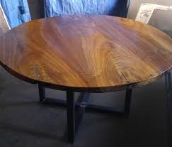 The Siberian Circle Walnut Dining Table Wood Slab Dining Table Round Wood Table