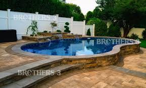 If installing a pool with your own hands seems like too much, you should think about building a semi inground pool, which significantly decreases the. Semi Inground Pools Brothers 3 Pools